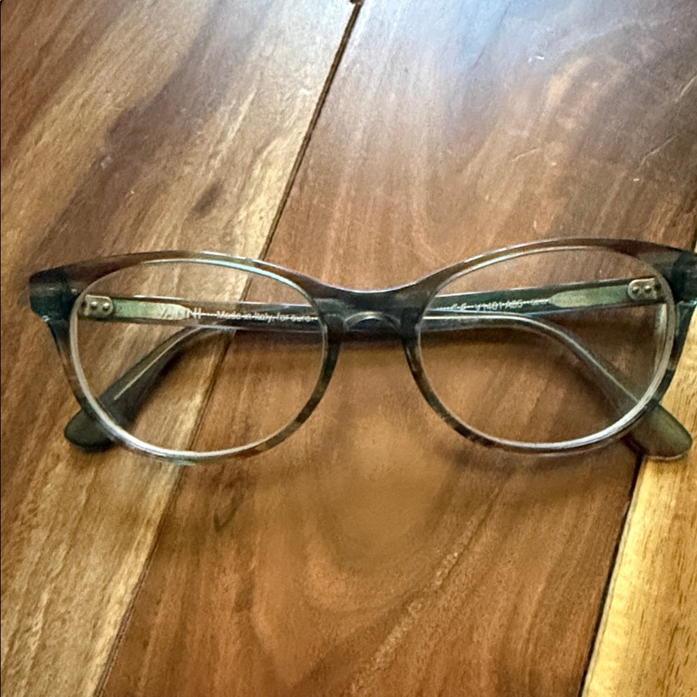 Vanni Round Clear Green Eyeglass Frames